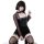 Genuine cloud lingerie black mesh leather mini dress - sexy tight bodycon skirt for bold & alluring looks