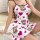 Stylish sleeveless cotton nightgown featuring cow print and heart patterns, perfect for summer sleepwear. trendy shein-inspir...