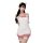 Cute bear sleepwear set with lace nightgown and backless maid dress, perfect for christmas parties and nightclub outfits.