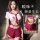 Cute jk style sexy lingerie set - one-shoulder crop top & ultra-short skirt, schoolgirl-inspired outfit