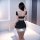 Cute maid cosplay costume featuring sweet japanese style deep v lingerie set, no-remove seductive uniform outfit.