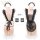 Cute maid costume for women - transparent sheer french maid dress with apron & babydoll sleepwear set, featuring black lace d...