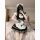Cute maid dress with cat ears, plus size lolita style, perfect for women looking for a charming and playful outfit.