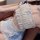 Cute maid lingerie set featuring delicate ruffles and blue accents, perfect for small busts. ideal lolita style servant costu...