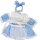 Cute maid lingerie set featuring blue and white colors, perfect for small busts, embodying pure and tempting lolita style wit...