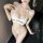 Daddy letter print anime lingerie set - busty one-piece with straps, xl-xxl size, perfect for cosplay and sleepwear, bold des...
