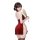 Red silk qipao costume with delicate design, perfect for festive celebrations and intimate moments. ideal for new years eve a...