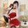Sexy holiday costume featuring domiela lace cheongsam lingerie set, perfect for nightclubs and bedrooms.