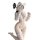 Sexy tiger print lace catwoman costume set featuring fluffy kitten bodysuit and matching thong, perfect for cosplay or themed...