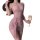 Sexy domoila mini dress with push-up design, soft bodycon fit, elegant rose detail, perfect for suggestive moments.