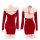 Domoila new year lingerie set - vintage velvet costume outfit for women, featuring a deep red design with long sleeves and ba...