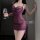 Sexy lace babydoll nightgown with adjustable waist tie, cheeky fit design, perfect sleepwear for women.