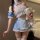 Dorothy maid costume set - japanese style sexy cute lingerie for small bust, pure & tempting qqny uniform featuring ruffled d...