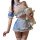 Dorothy maid costume set - japanese style sexy cute lingerie for small bust, pure & tempting qqny uniform