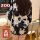 Double-child plus size japanese kimono lingerie with bow & floral print – seductive east asian dance-inspired outfit