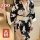 Double-child plus size japanese kimono lingerie with bow & floral print – seductive east asian dance-inspired outfit