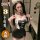 Sexy cat-themed maid costume with sheer cutouts & no-remove design, double-ear plus size lingerie set, 200 3
