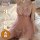 Sheer pink bridal lingerie set with pearl accents and double-heart design, perfect for plus size brides seeking pure yet temp...