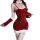 Sexy christmas lingerie set featuring velvet and sequin design, perfect for new year outfits.