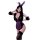Sexy lace bunny girl costume with maid outfit, perfect for role play. includes bunny ears and stockings.