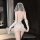 Dreamy bridal lingerie set - sheer lace sensual wedding night chemise for women, featuring elegant lace details and a delicat...