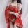 Red floral patterned adult ， ， ， 。