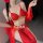 Dunhuang feitian dance costume - chinese ancient style erotic hanfu lingerie, no-remove sensual outfit featuring vibrant red ...