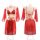 Dunhuang feitian dance costume - chinese ancient style sensual hanfu lingerie, no-remove design, red color with gold accents,...