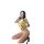 Woman in yellow pikachu-themed bodysuit taking a selfie, showcasing the dva cosplay costume - overwatch womens sexy bodysuit ...