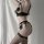 Black lace lingerie set with open-crotch design, butterfly knot details, and fishnet stockings — seductive yet elegant unifor...