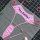 Pink lingerie set with yes, daddy? text, playful yet modest design, plus size and small bust friendly, dz4099.