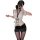 Elegant ol secretary bodycon skirt set - seductive no-remove sleepwear for women, modest yet alluring