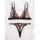 European-style sexy lace bra and panty set with vibrant floral embroidery, featuring delicate straps and intricate detailing ...