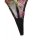 Vibrant floral embroidered lace bra and panty set, european-style sexy womens intimate lingerie outfit with colorful details.