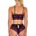 European womens lace cut-out lingerie set - sexy two-tone bra & panty thong set, featuring intricate lace details and elegant...