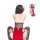 Exotic lace sheer high-waist split cheongsam costume set with rose dancer design, featuring erotic lingerie elements.