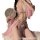 Exotic princess vintage-inspired lingerie set featuring a sparkling belly dance bodice and lace dress ensemble, perfect for t...