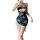 Vintage silk velvet qipao dress featuring floral print, seductive design with tassels and flirty slit, perfect for elegance a...
