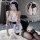 New fantasy lolita cosplay maid outfit - busty illusion lingerie set for small bust women, featuring lace details and playful...