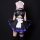 Fate grand order mash kyrielight maid cosplay costume - official style anime outfit for women featuring black leather top wit...
