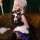 Fate grand order mash kyrielight maid cosplay costume - official style anime outfit for women featuring a black and white mai...