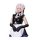 Fate grand order mash kyrielight maid cosplay costume - official style anime outfit for women featuring black and white maid ...