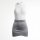 White lace top with high neck and gray satin mini skirt from fei niao kui yue lingerie set for date night.