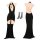 Feimu halloween lingerie dress - deep v-neck cheongsam style sensual sleepwear for women, featuring elegant black design with...