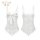 Feimu lace bodysuit with chest cutouts & open crotch - sexy sheer sleepwear for intimate moments