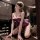 Feimu lace bodysuit with straps - sheer open-crotch sensual sleepwear for date night