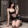 Feimu lace french-style slip dress - sexy sheer sleepwear for small bust, pure & tempting bodycon nightgown