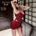 Feimu x meiji new year lingerie set - seductive underwire bodysuit with open-crotch sleepwear for couples, featuring elegant ...