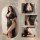 Feimu plus size deep v-slit sheer lace dress - sexy lingerie with cheeky cutout & no-remove design