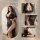 Feimu plus size deep v-slit sheer lace dress - seductive see-through evening gown with butt exposure